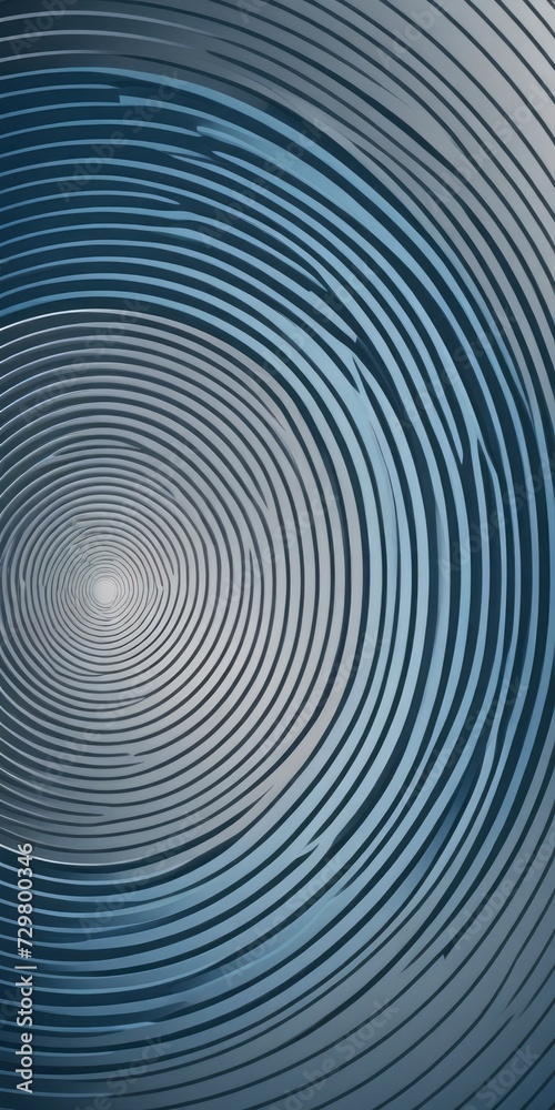 Concentric Shapes in Gray Steelblue
