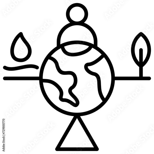 Stability Outline Icon