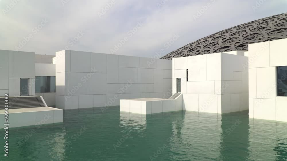 Modern architecture in Abu dhabi, the capital of United Arab Emirates