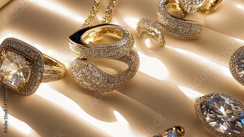a diamond fashion ring crystal wealth stone precious jewelry treasure gemstone gem jewel sapphire ruby bracelets necklace gift jewels gold showcase golden pearl glamour elegance display luxury rich