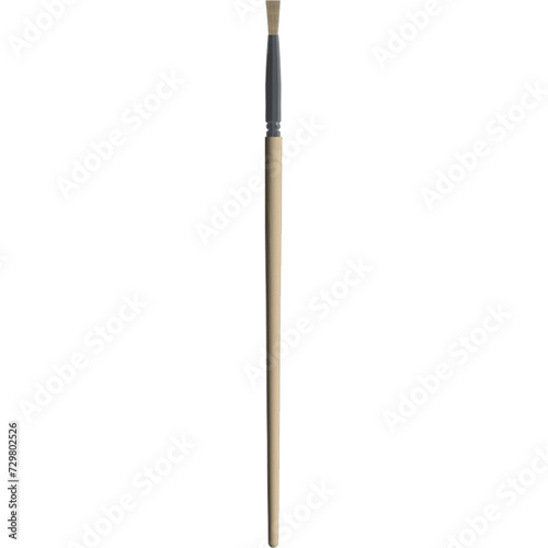 Realistic paint brush for drawing ,suitable for stationery concept.
