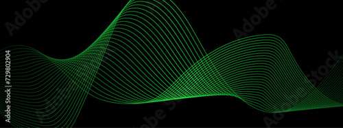 Abstract colorful wave circle line on transparent background modern stream wave and wave curve round lines background. Vector business Illustration pattern of lines in transparent background