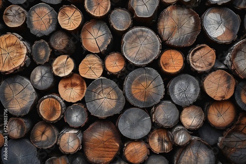 stack of firewood background