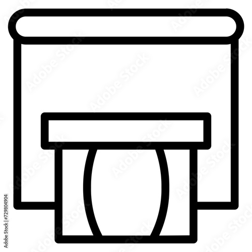 pulpit line icon