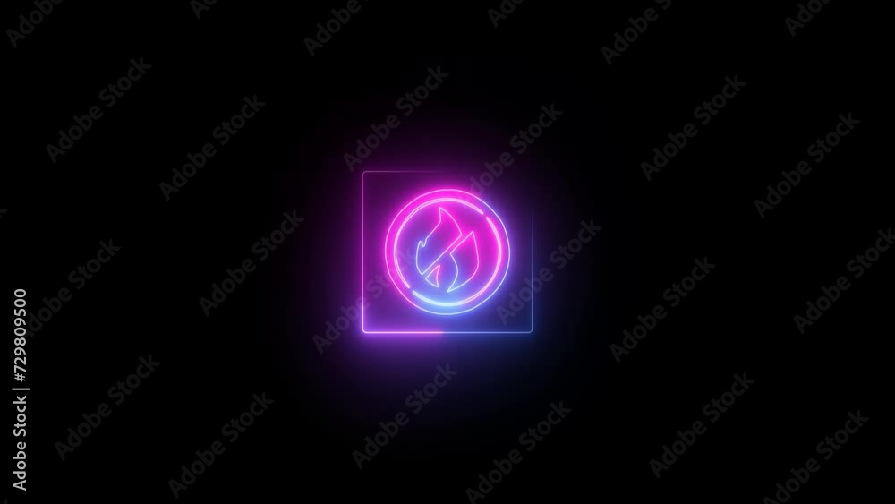 Light fire safety symbol animation. Light fire safety symbol animation.