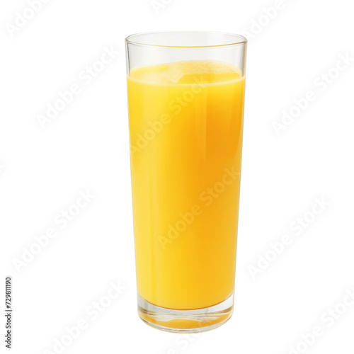 glass of 100% fresh organic melon juice with sacs and sliced fruits png isolated on white background with clipping path. selective focus photo