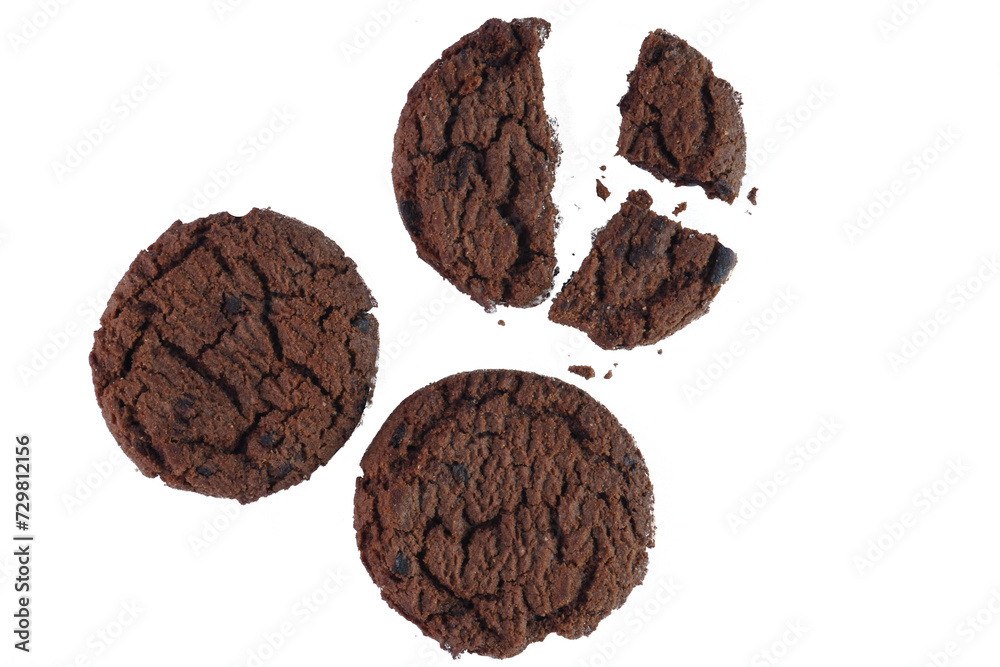 Chocolate chip cookies isolated transparent Chocolate chip cookies isolated transparent