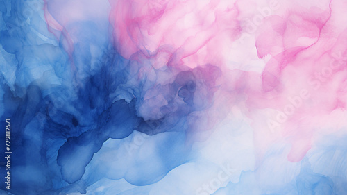 blue and pink smoke wave background. 