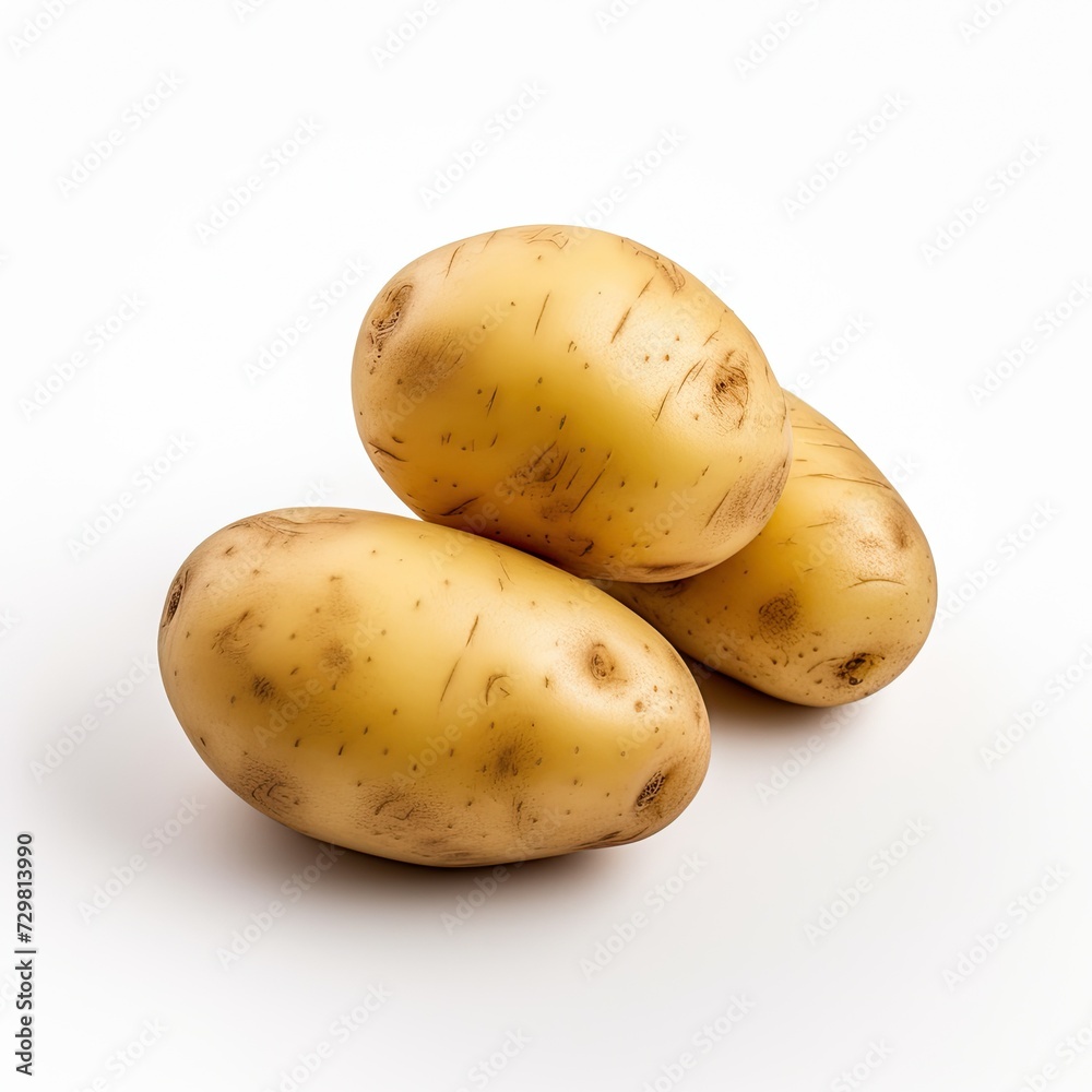 _Photo_ofPotato close up isolated on white background _Photo_ofPotato close up isolated on white background