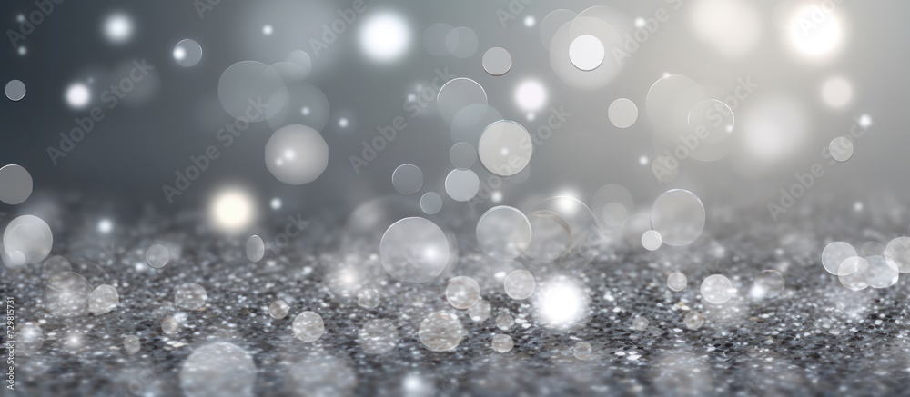 blur silver grain background