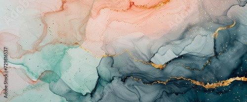 abstract watercolor pattern of colorful watercolours