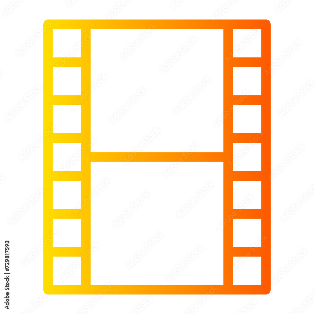 film reel gradient icon