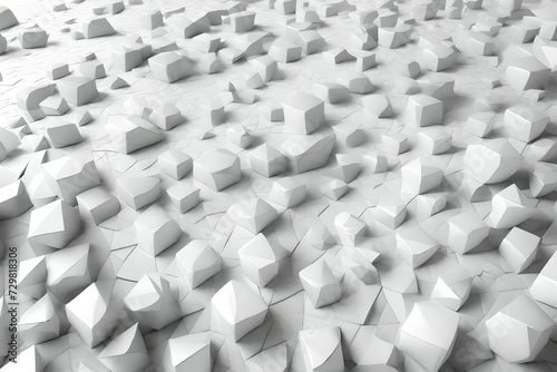 white 3d abstract background with pure white color in glitter form abstract view in white color 