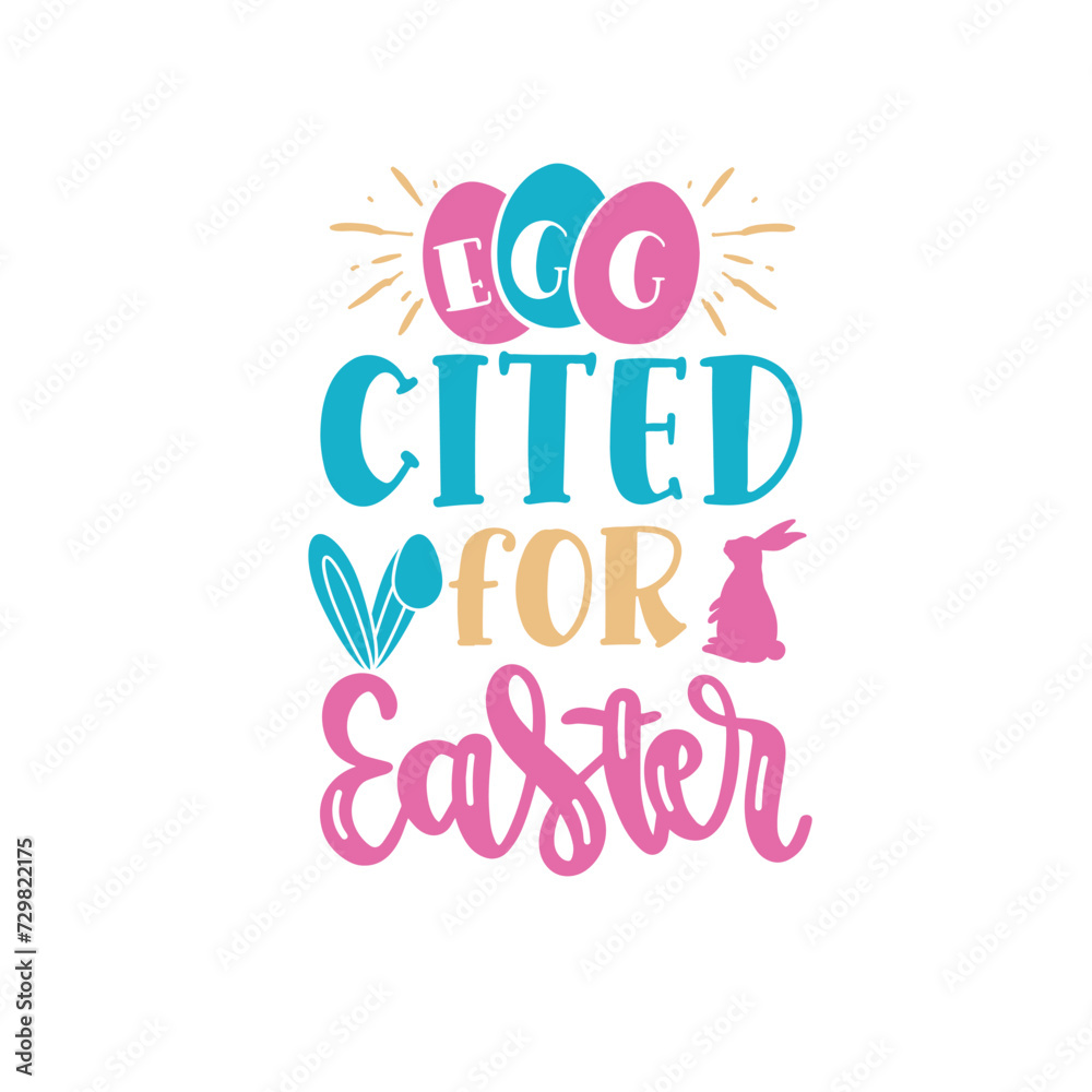 Easter typography design