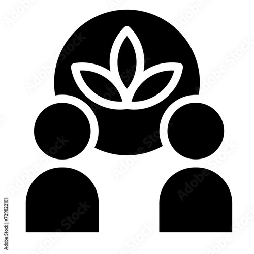 Ecologist glyph icon