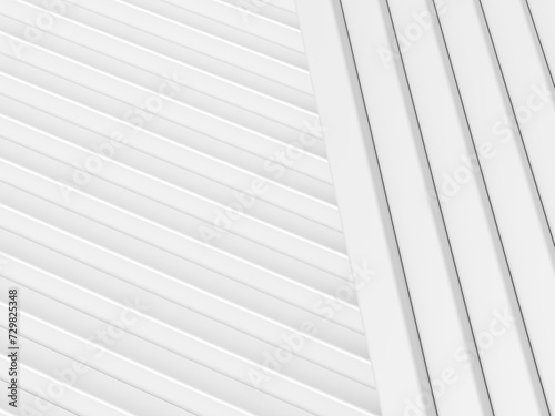 White 3d geometry abstract background