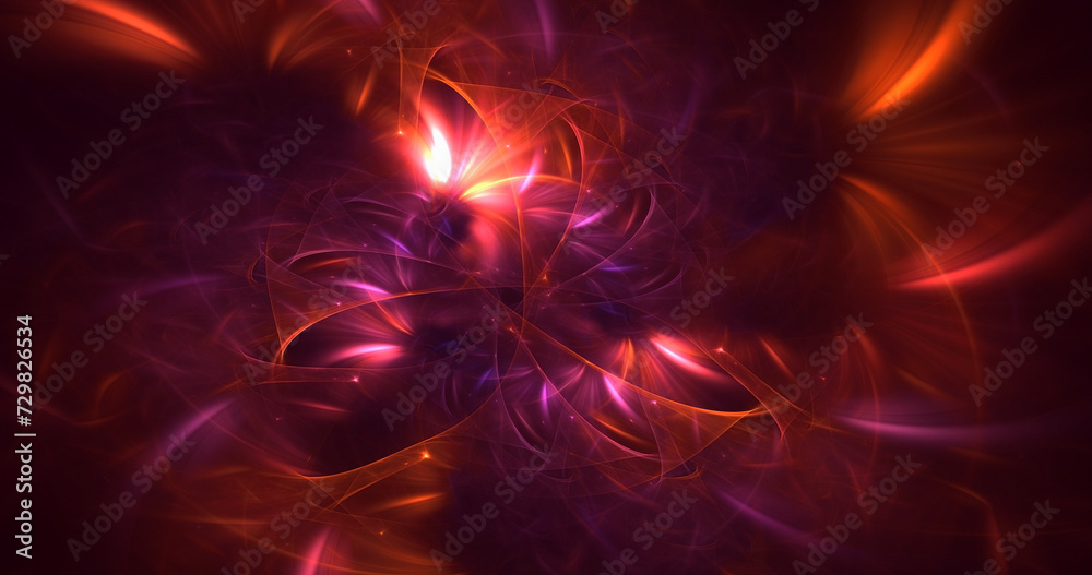 3D manual rendering abstract colorful fractal light background 3D manual rendering abstract colorful fractal light background