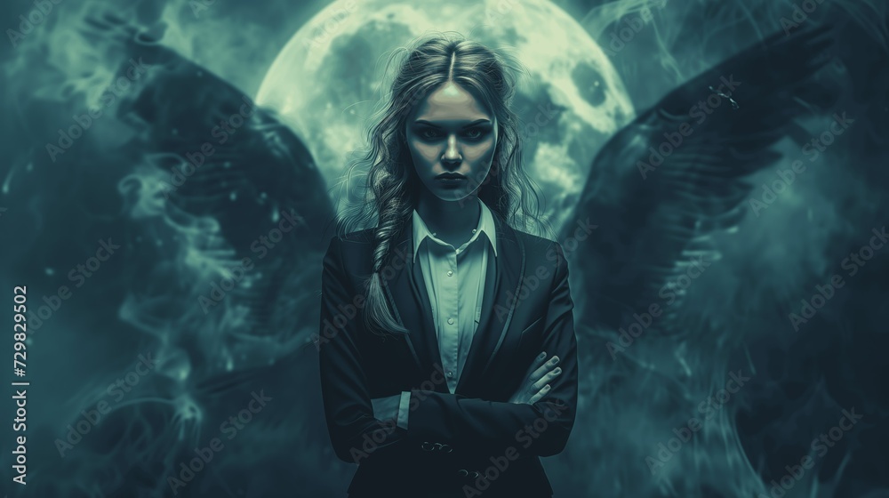 Sovereign of Shadows - Businesswoman with Dark Forces Sovereign of Shadows - Businesswoman with Dark Forces