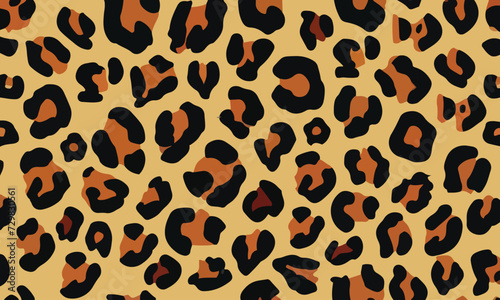 leopard skin texture seamless pattern background