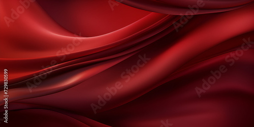 Red luxury fabric background, Overlapping Red Burgundy Layers In An Abstract Background, Red silk, satin backgrounds, abstrac, Generative AI