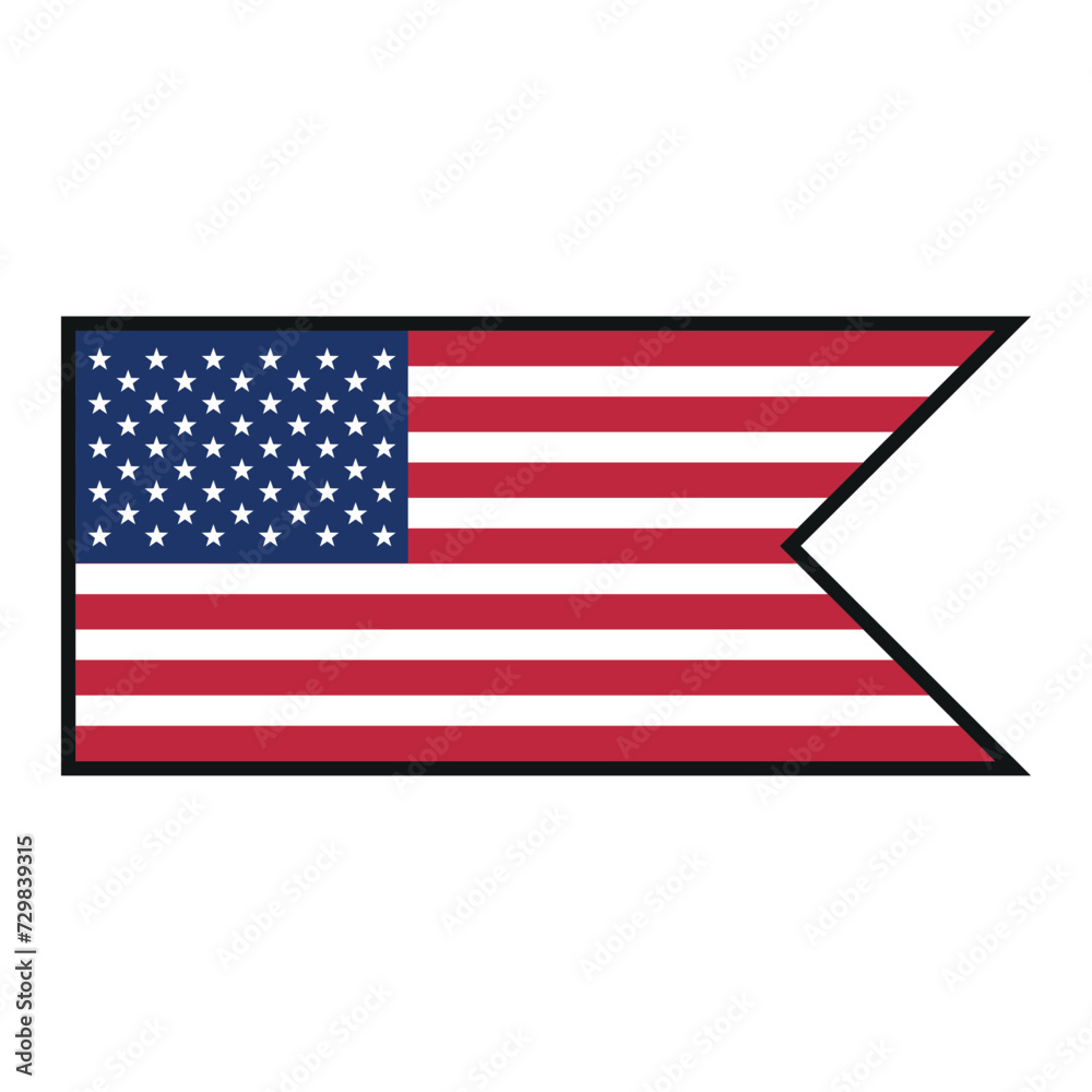 Obraz premium American Flag Icon