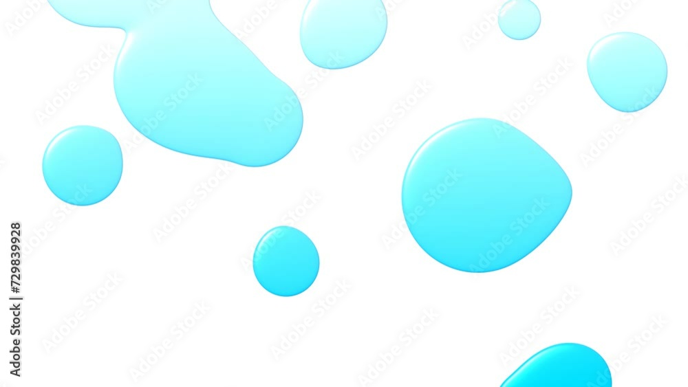 Liquid Water drop bonding effect animation with alpha channel Liquid Water drop bonding effect animation with alpha channel