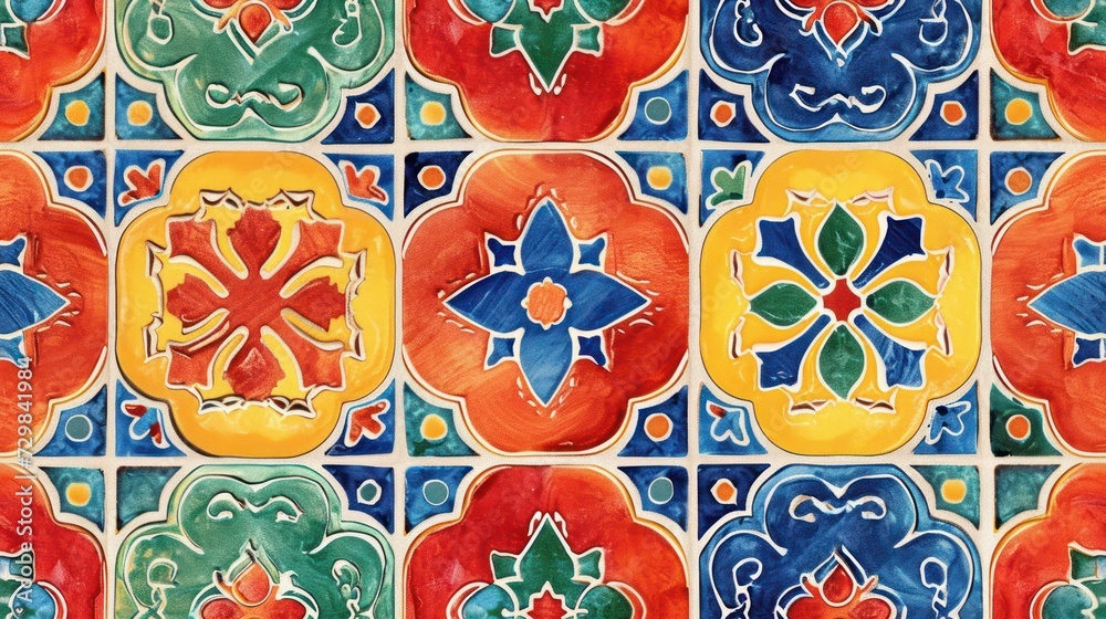 a close up of a tiled wall with many different colors of tiles on it and a pattern of flowers and leaves on the bottom half of the wall and bottom half of the tiles. a close up of a tiled wall with many different colors of tiles on it and a pattern of flowers and leaves on the bottom half of the wall and bottom half of the tiles.