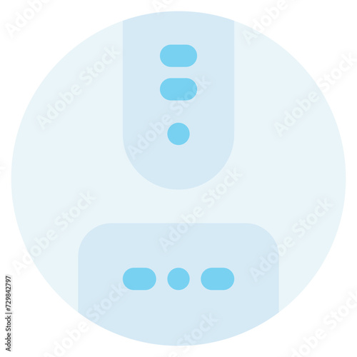 robot vacuum cleaner icon for illustration
