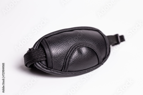 Black Leather Camera Hand Grip Strap for Holding and Shooting