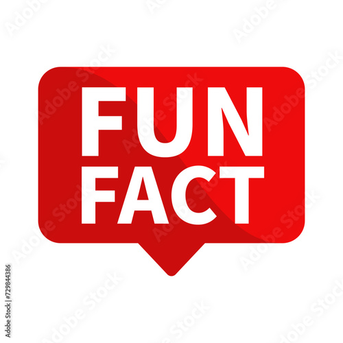 Fun Fact Text In Red Rectangle Shape For Information Promotion Announcement Business Marketing Social Media
