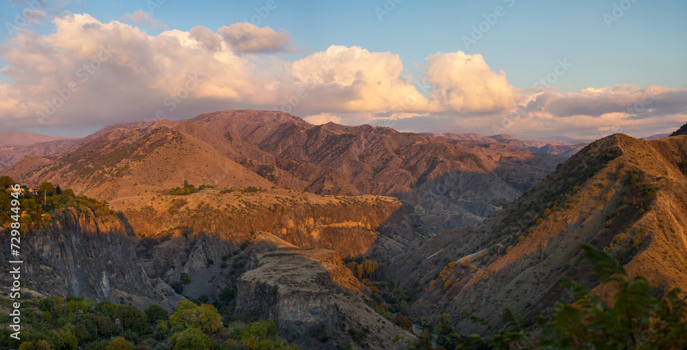View of the mountains in  Armenia