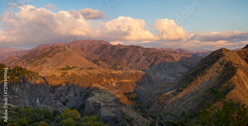 View of the mountains in Armenia