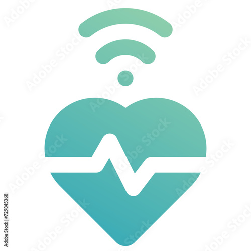 heartbeat icon for illustration