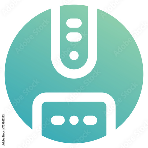 robot vacuum cleaner icon for illustration