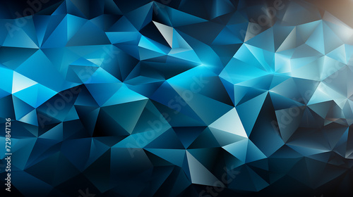 Ultramarine_abstract_polygon_background © slonlinebro