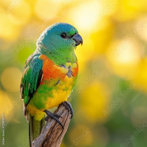 Red rumped parrot Psephotus haematonotus photo