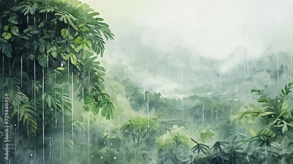 Tropical rain