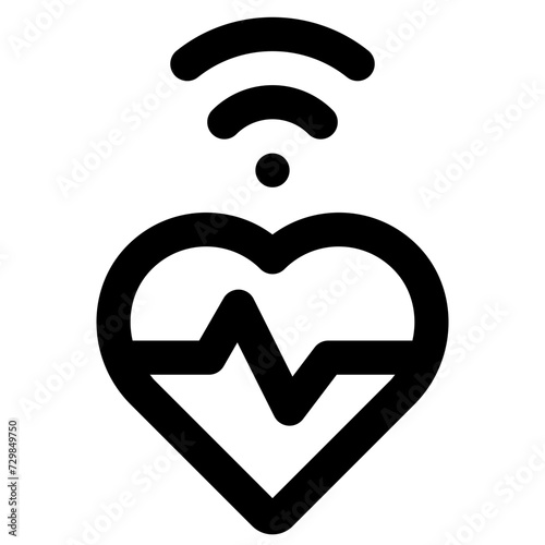 heartbeat icon for illustration