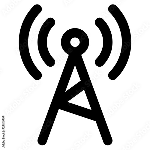 radio icon for illustration photo