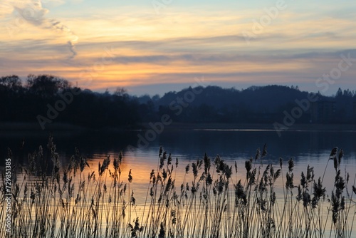 Sunset at the lake