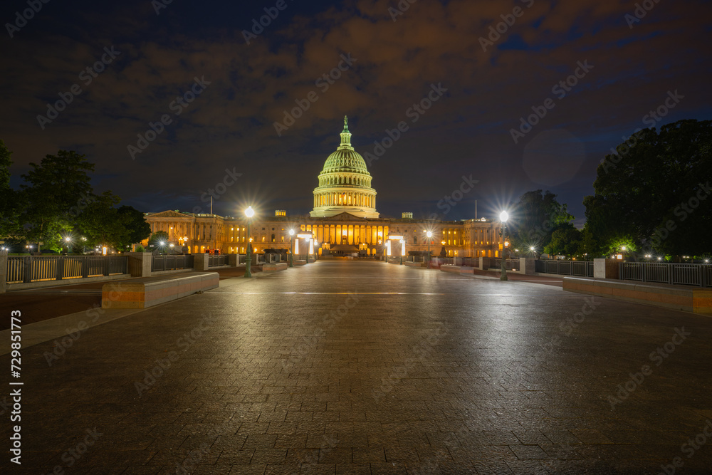 Washington DC. Capitol building. USA Congress, Washington D.C.