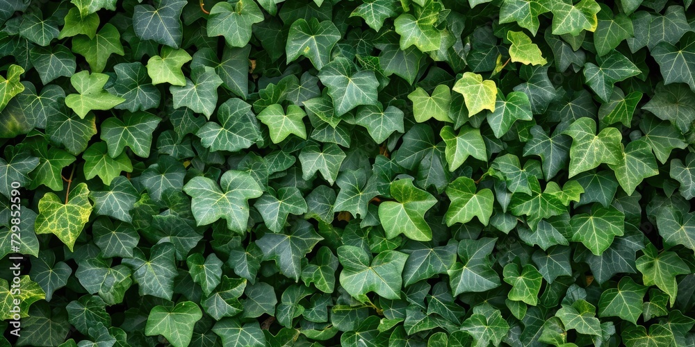 Fototapeta premium Ivy green plant texture background Generative AI