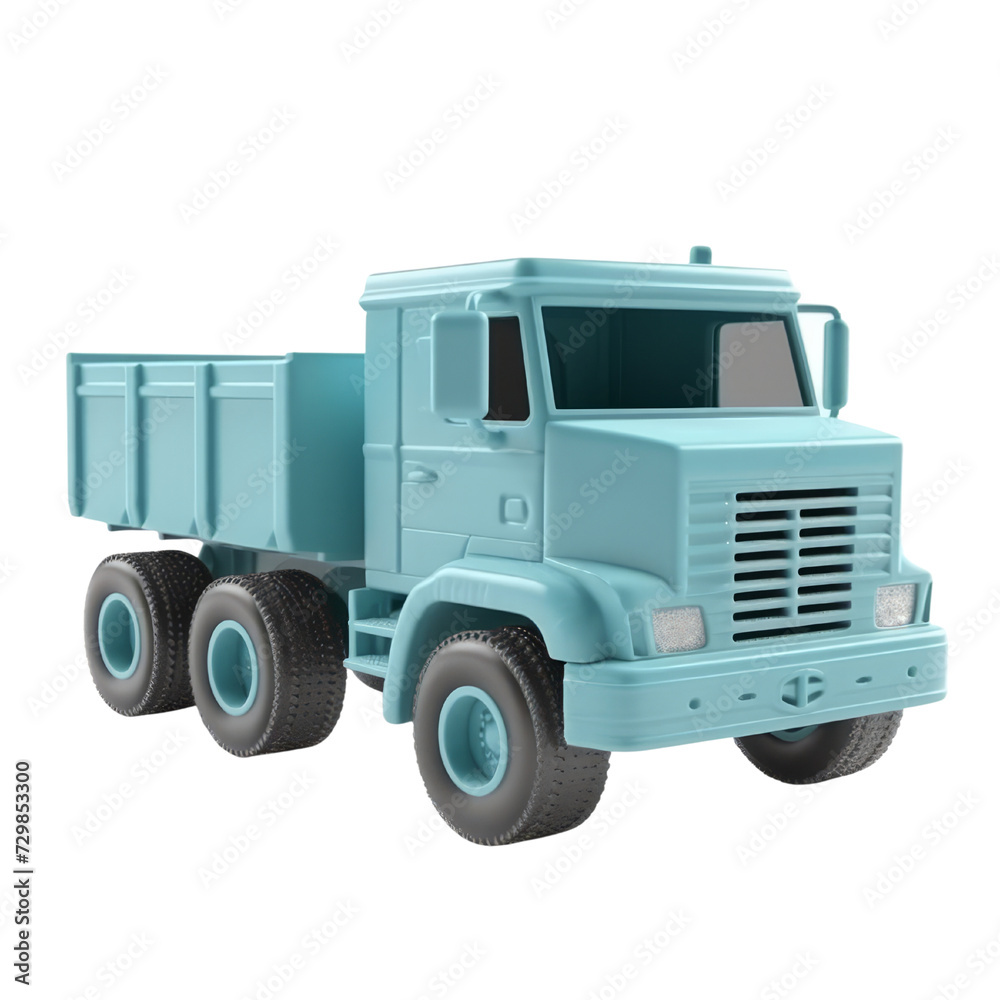 Toy truck PNG Cutout, Generative AI