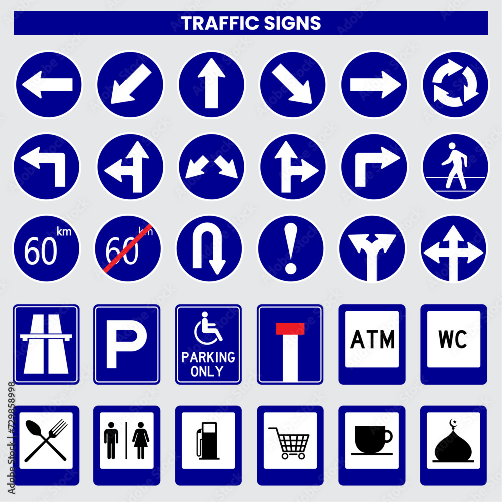 vector traffic signs vector traffic signs