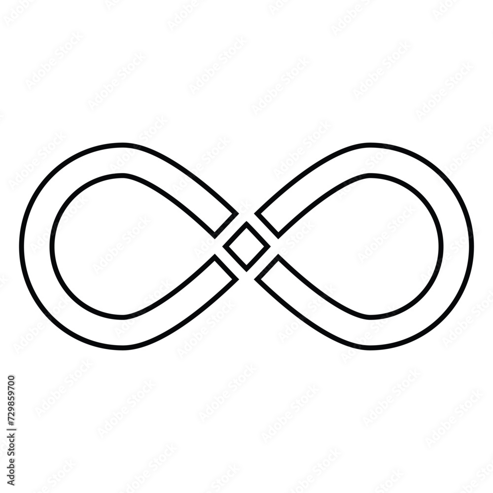 Infinity Symbol Icon Vector Illustration Infinity Symbol Icon Vector Illustration