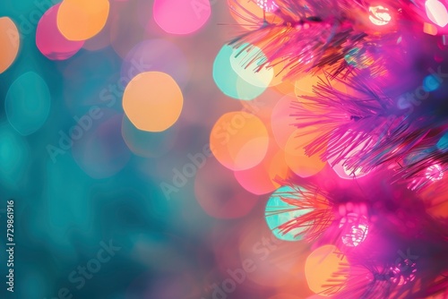 Universal greeting card template with festive background, blank space for text, colorful, bright, professional photo, studio shooting © shooreeq