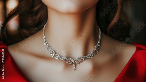 The girls neck is an extraordinarily beautiful necklace © AbGoni
