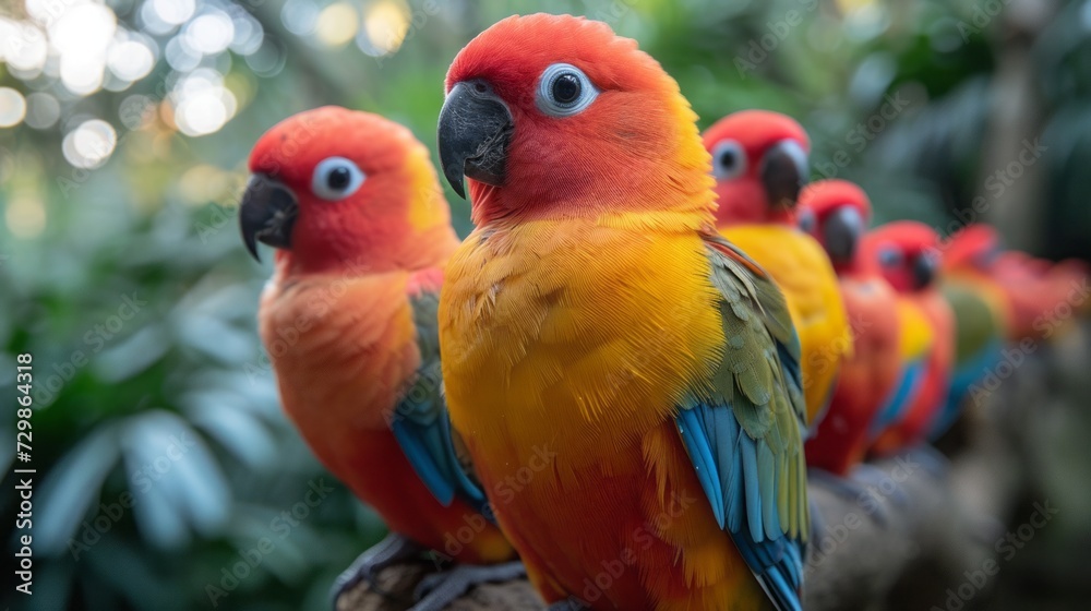 Obraz premium Birds at Birds of Paradise Singapore