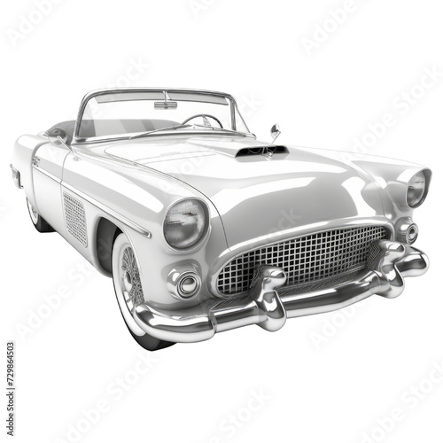 Classic Car PNG Cutout, Generative AI