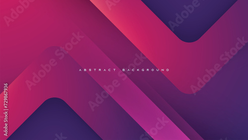 Purple abstract arrow shape background, with line decorative design vector.